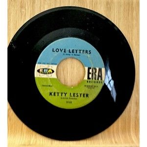 KETTY LESTER  Love Letters / I’m A Fool  To Want You 45  on ERA Records Jukebox